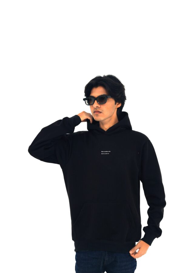 Elegant Style Black Hoodie